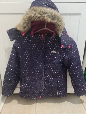 Gusti Kids Shirt Top - Navy with Pink Accents